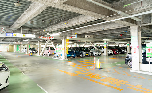 駐車場入庫ゲート（2階）