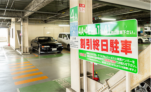 駐車場入庫ゲート（2階）